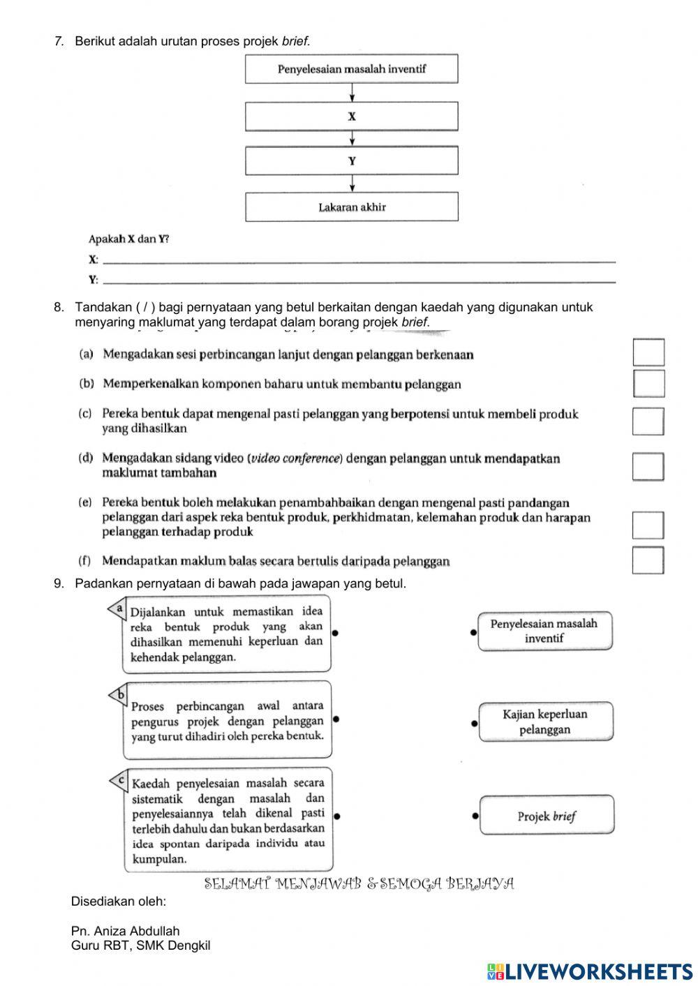 RBT T3 2.1.1 Menyatakan Produk yang Hendak Dihasilkan