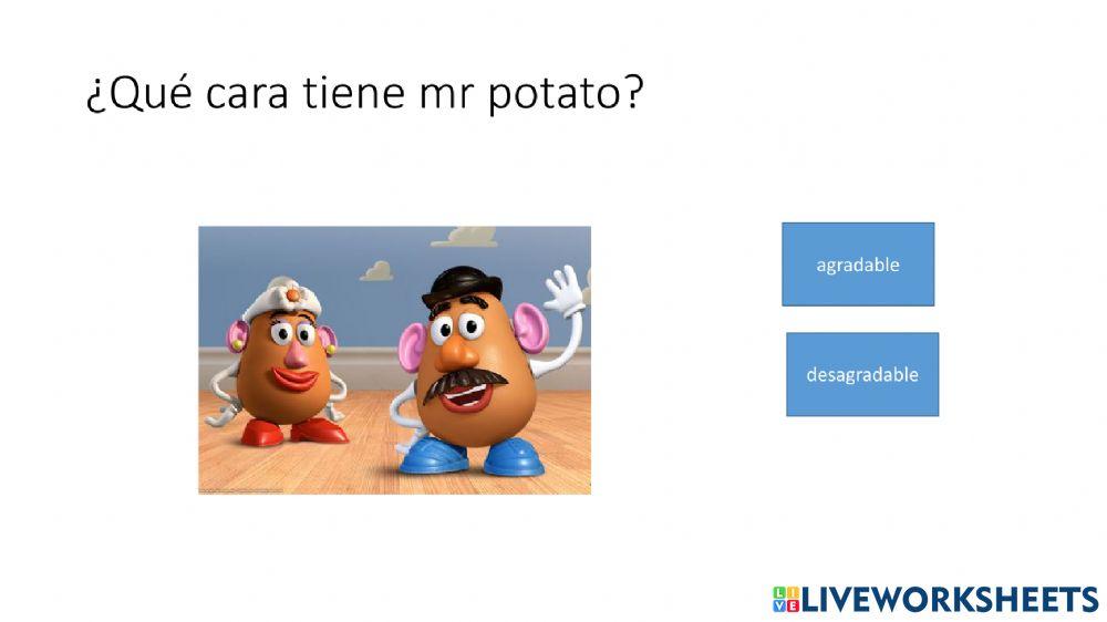 Caras agradables y desagradables