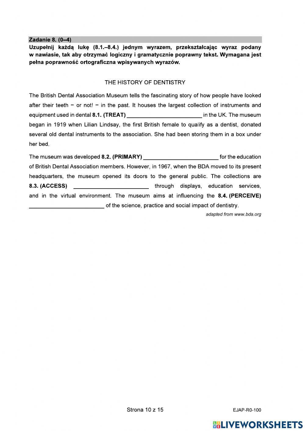 CKE matura próbna rozszerzona 2021 zad 1-8