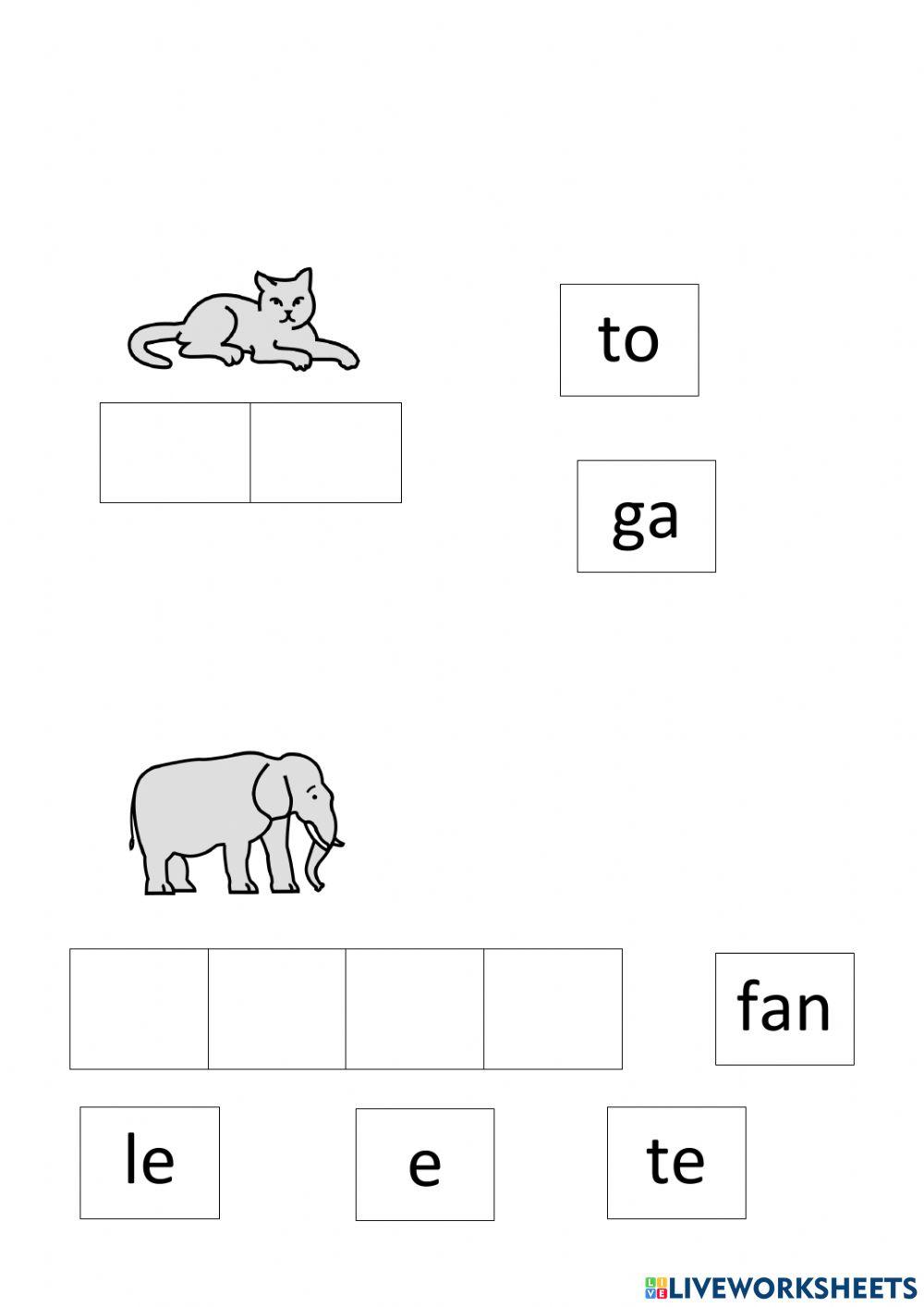 Construcción de palabras