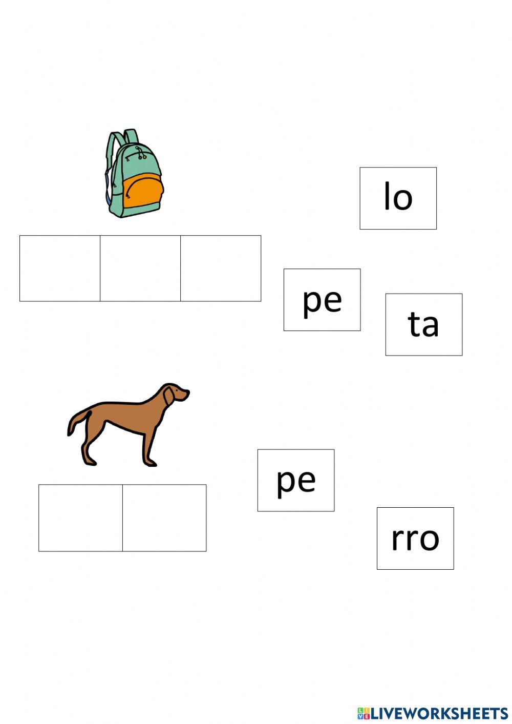 Construcción de palabras