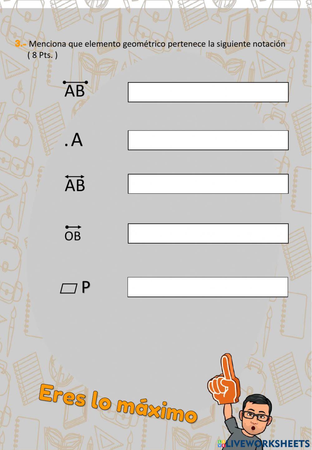 Reconocimiento de elementos geométricos