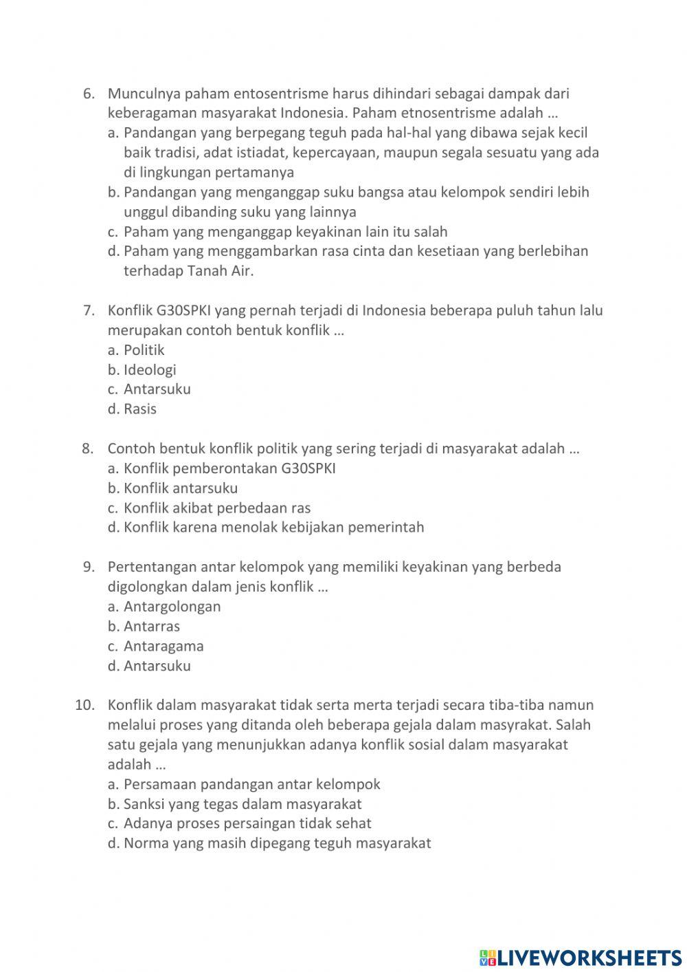 Keberagaman Masyarakat Indonesia Dalam Bingkai Bhinneka Tunggal Ika