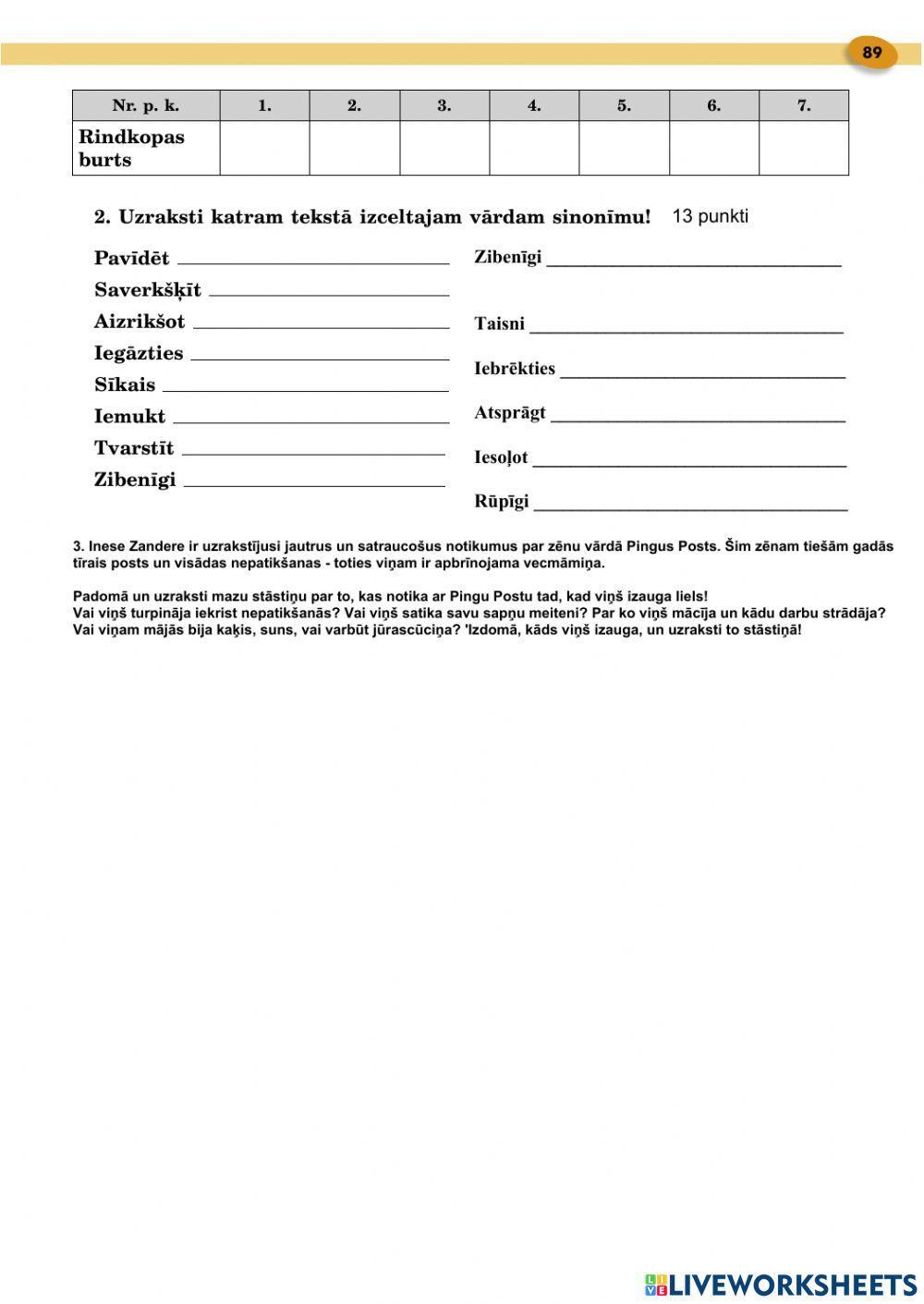 Teksta pazīmes un uzbūve