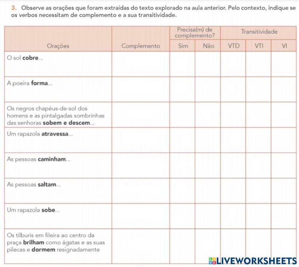 Transitividade verbal