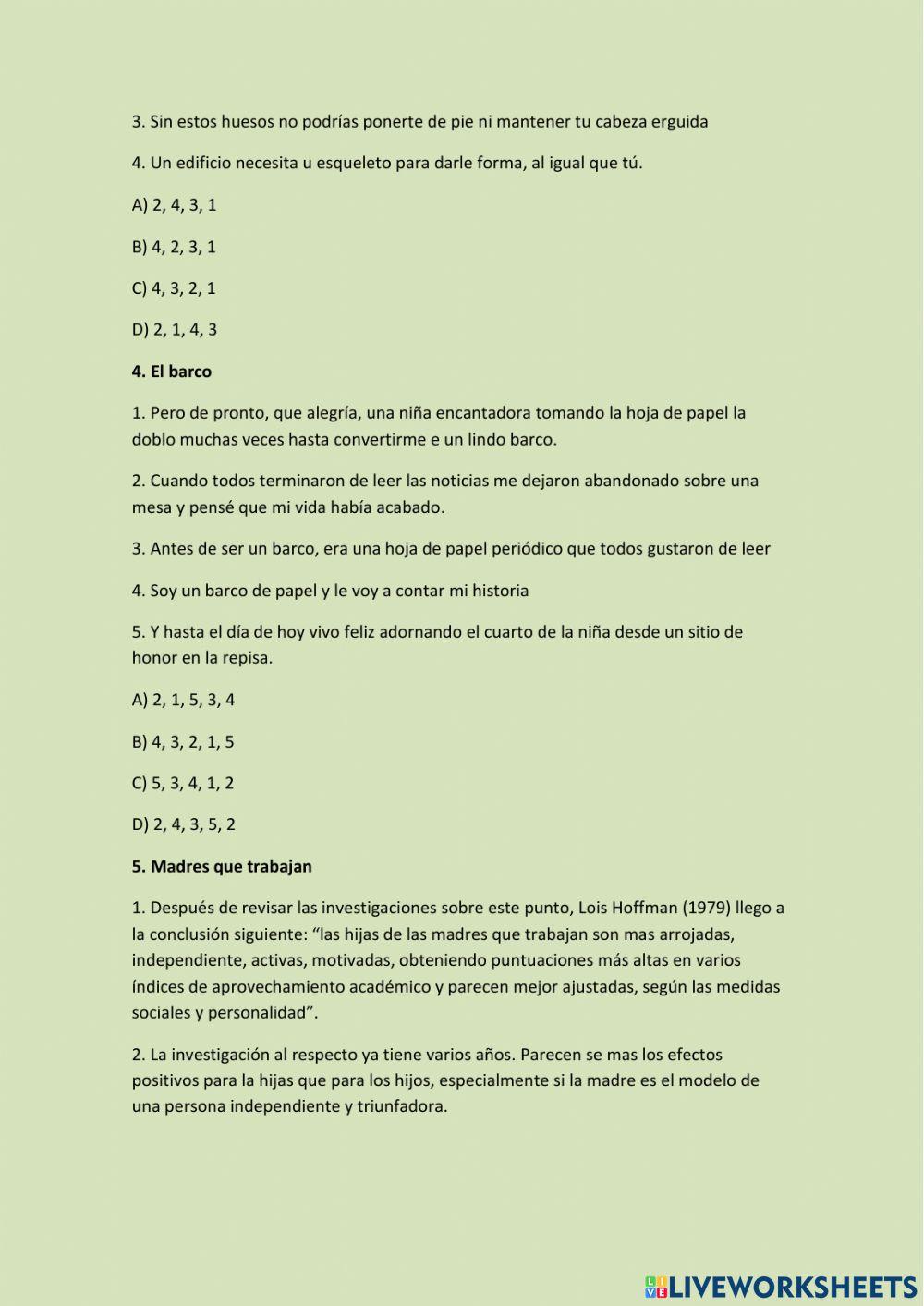 Comprensión lectora