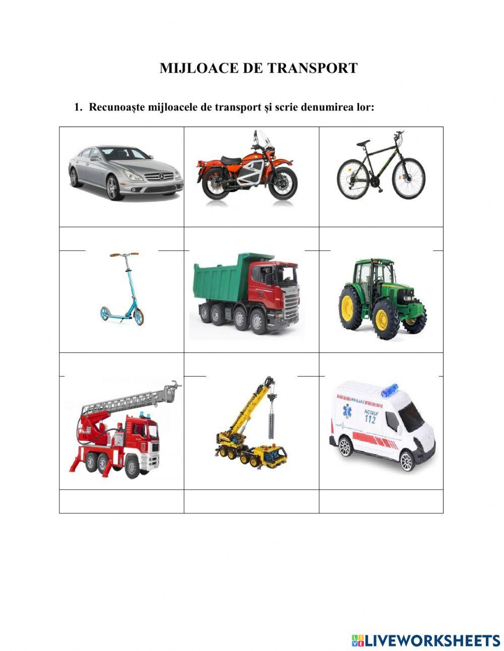 Mijloace de transport
