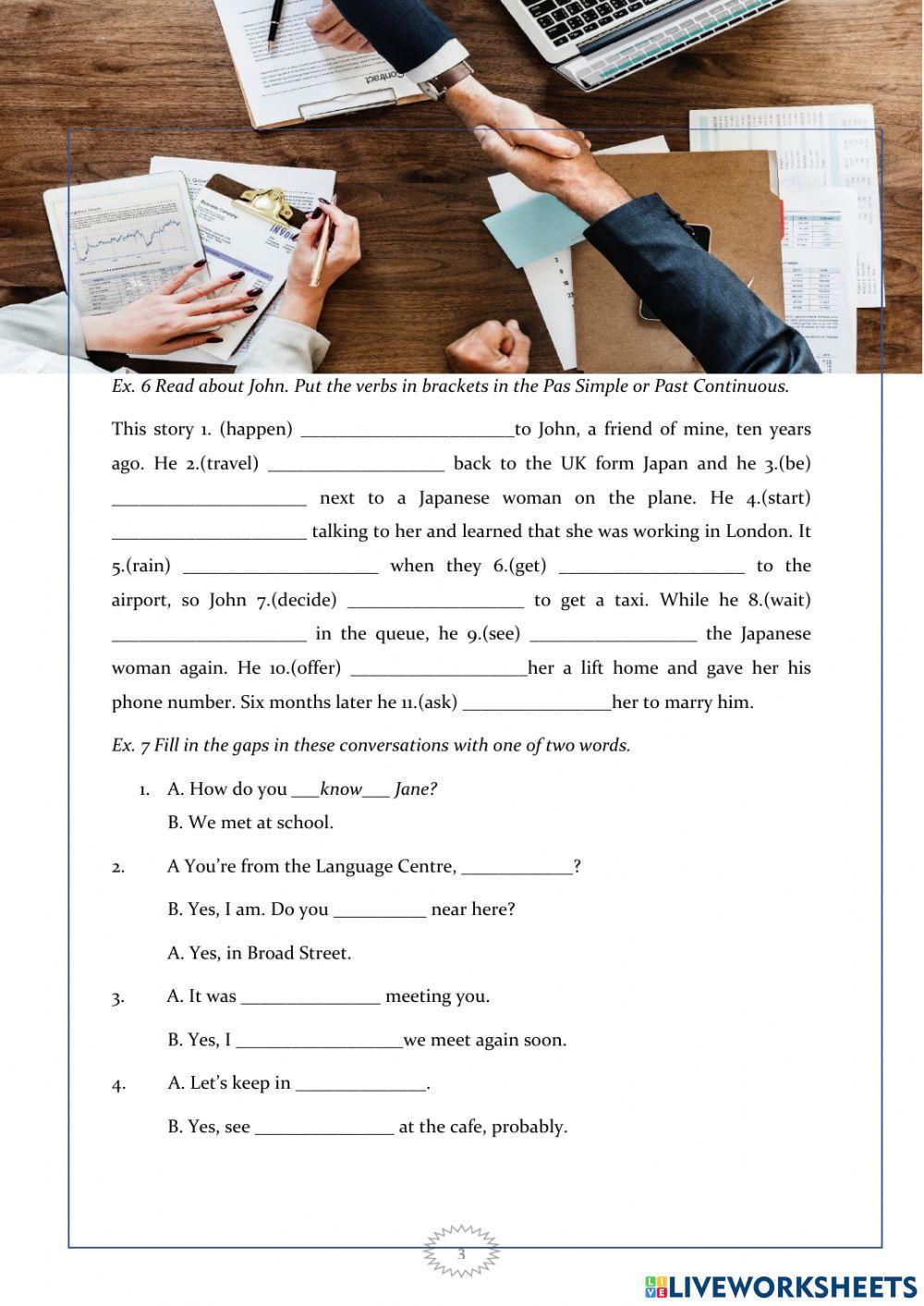 Test 2 Face 2 Face F2F Pre intermediate