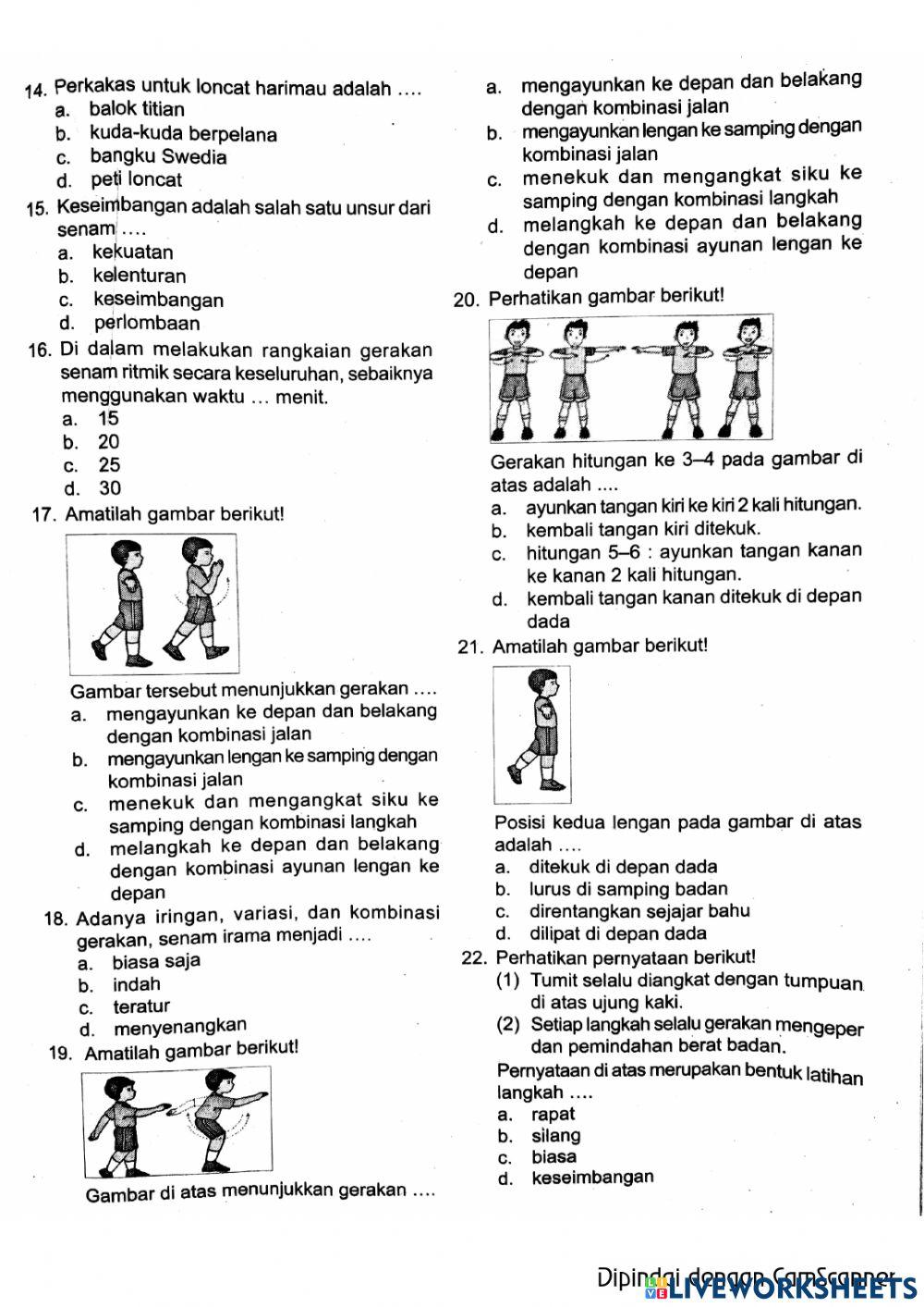 Penilaian tengah Semester PJOK