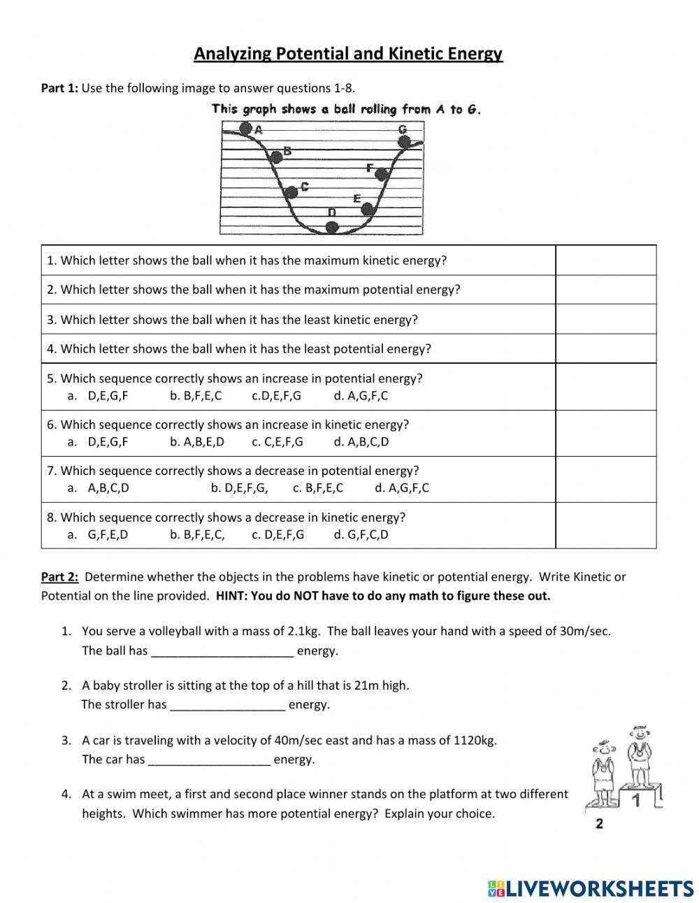 Kinetic and Potential Energy Basics