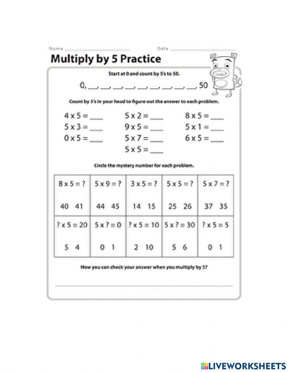 Multiplication by 5