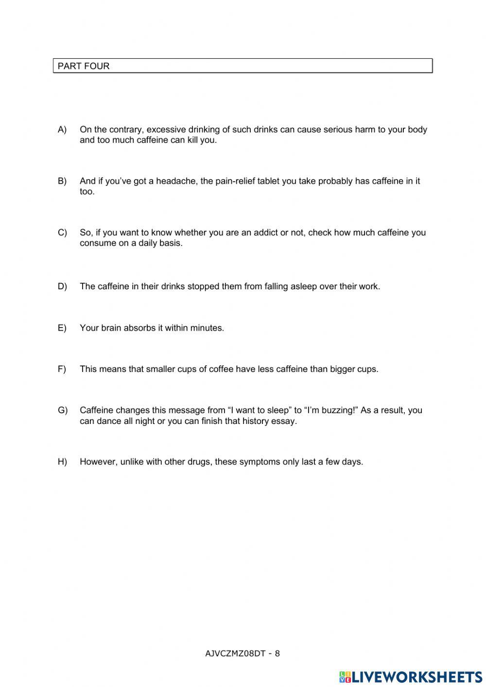 Maturita reading Czech Republic V level