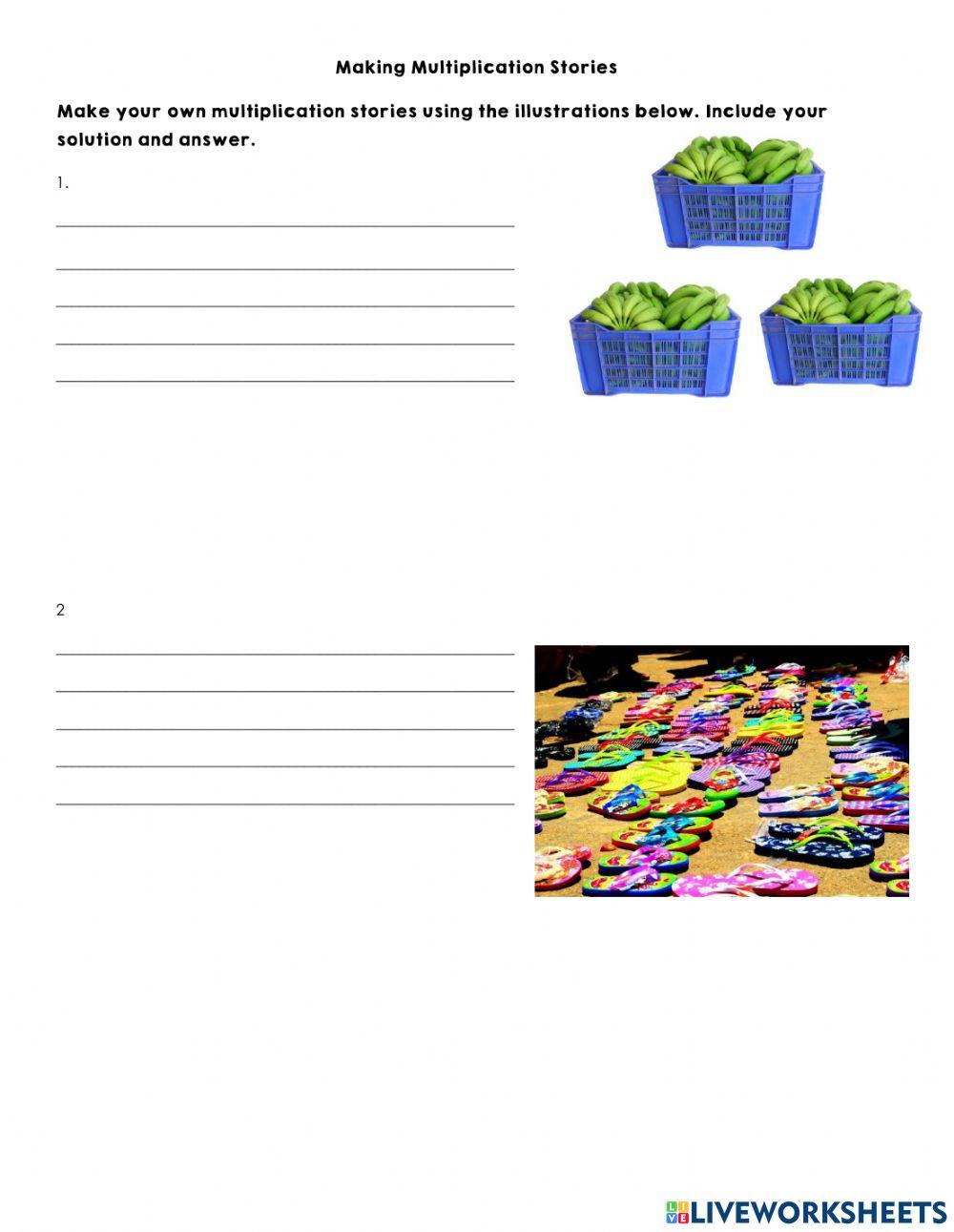 Multiplication Stories