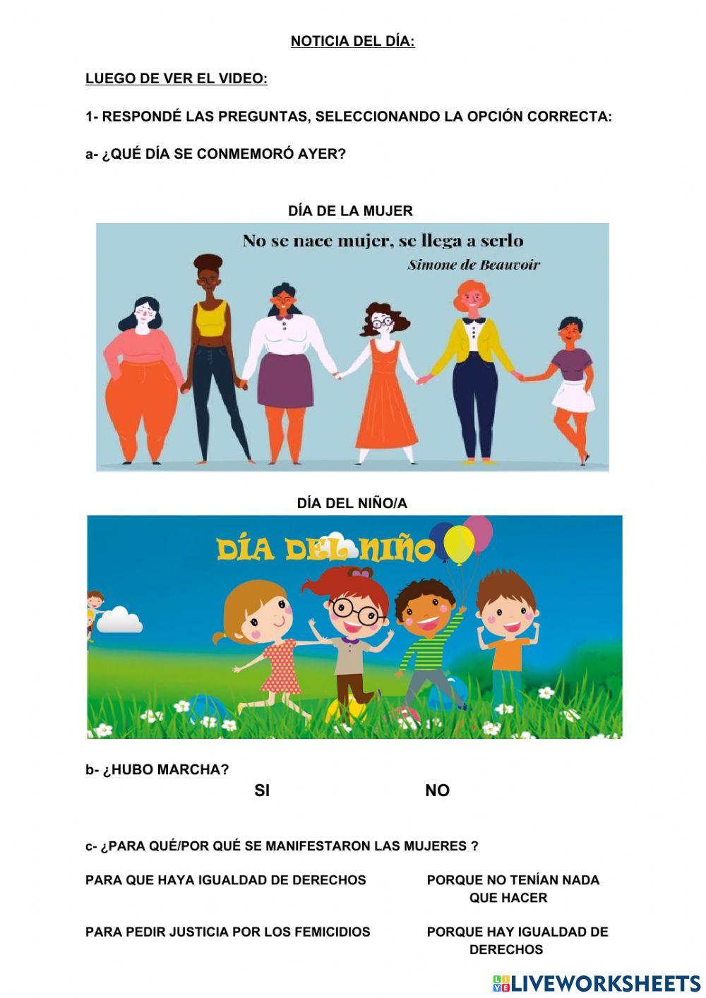 Dia internacional de la mujer