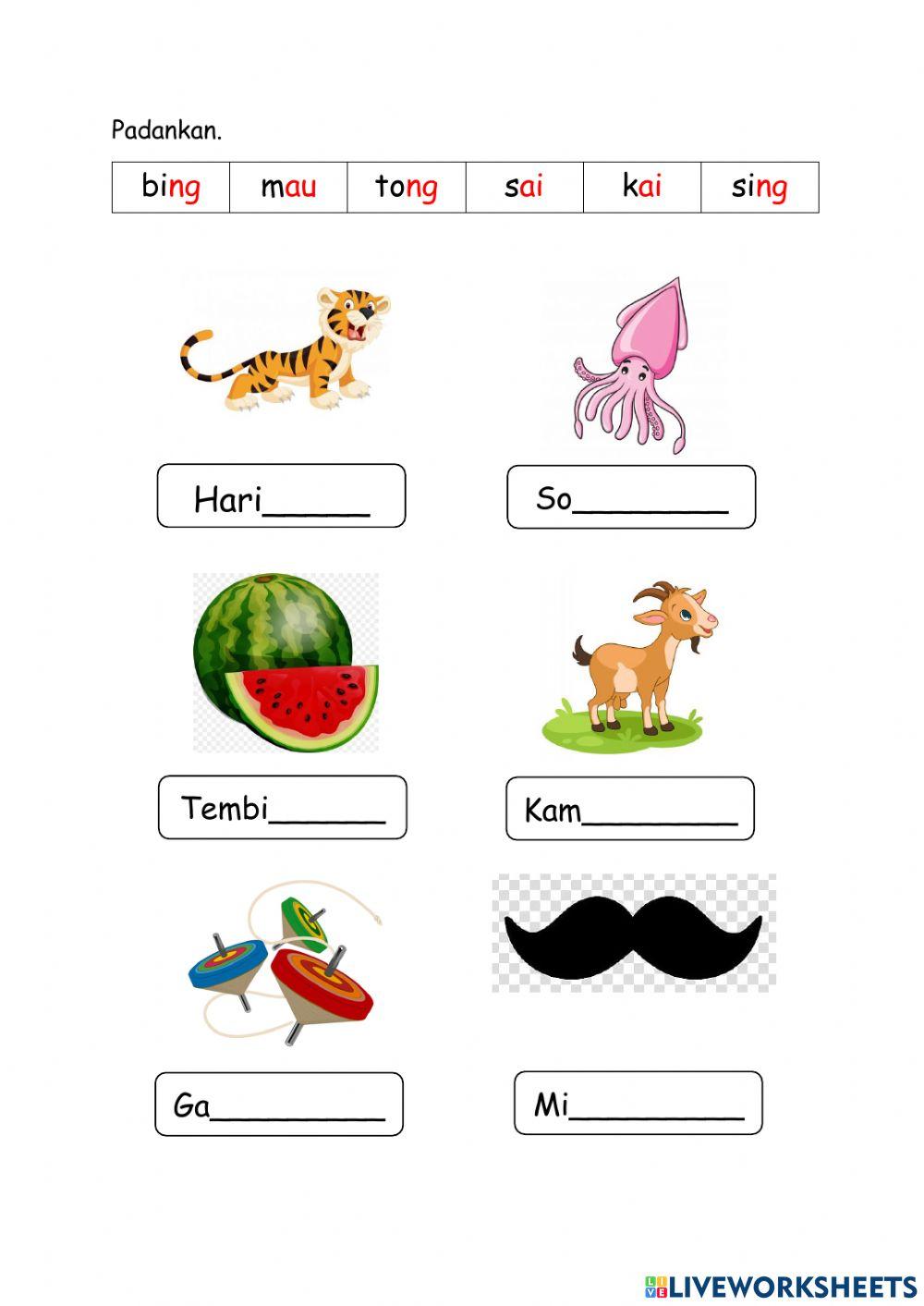 Suku kata tertutup dan Diftong