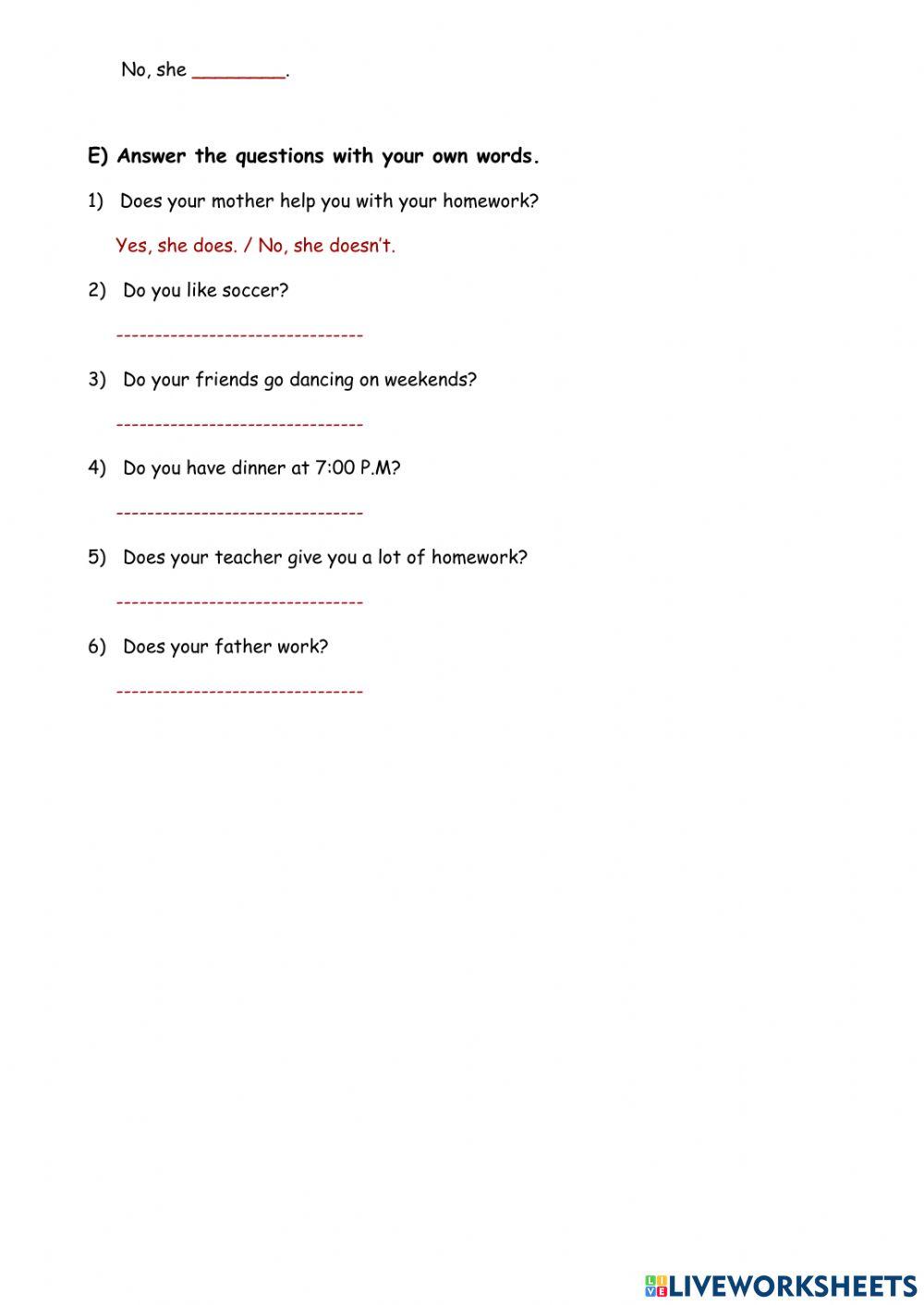 Simple Present Tense