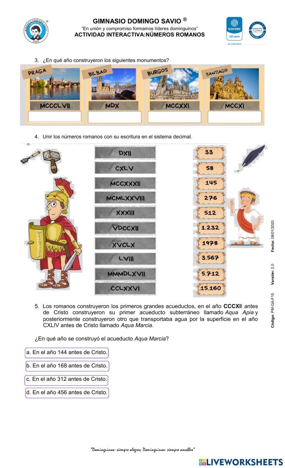 Números romanos