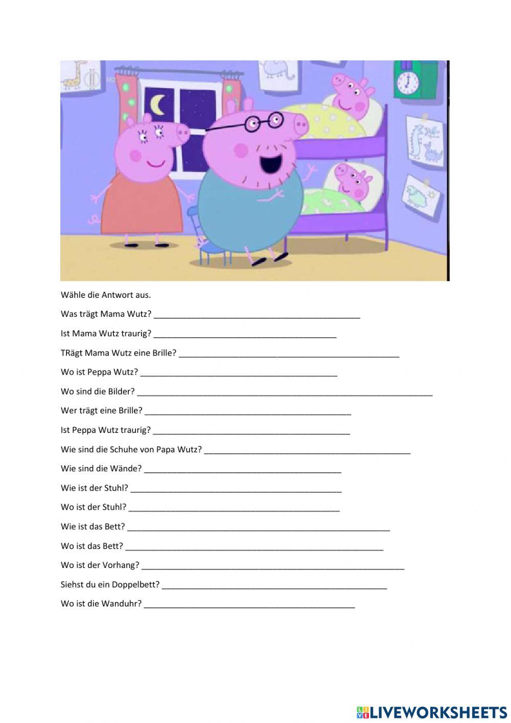 Bildebscheribung - Peppa Wutz