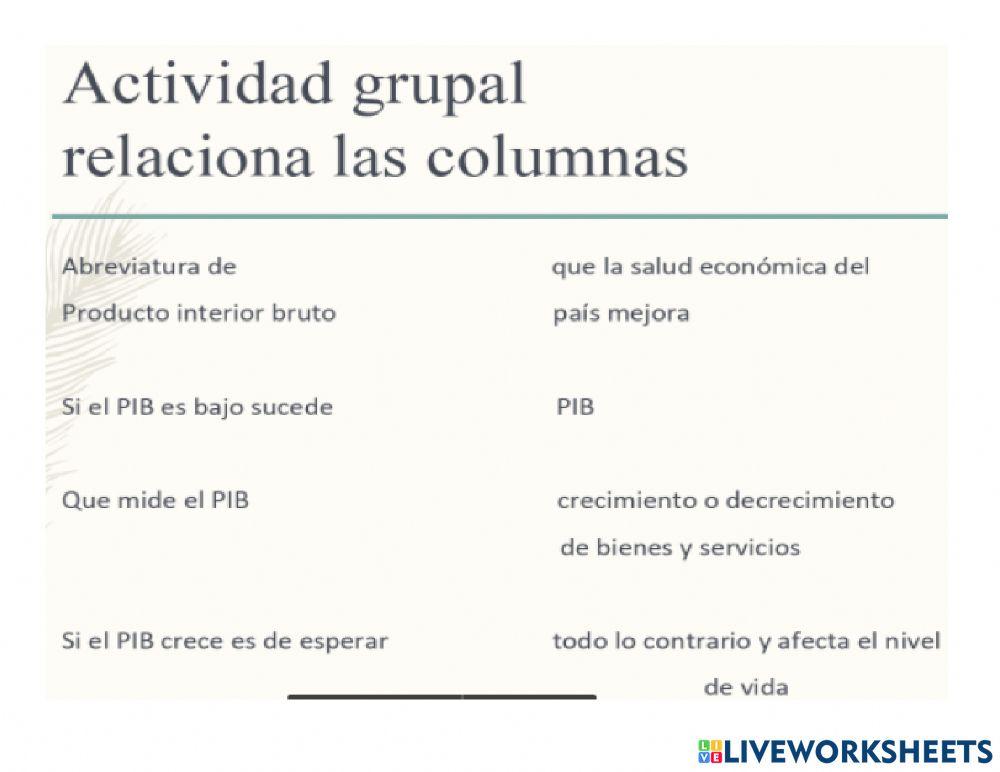 Producto Interno Bruto