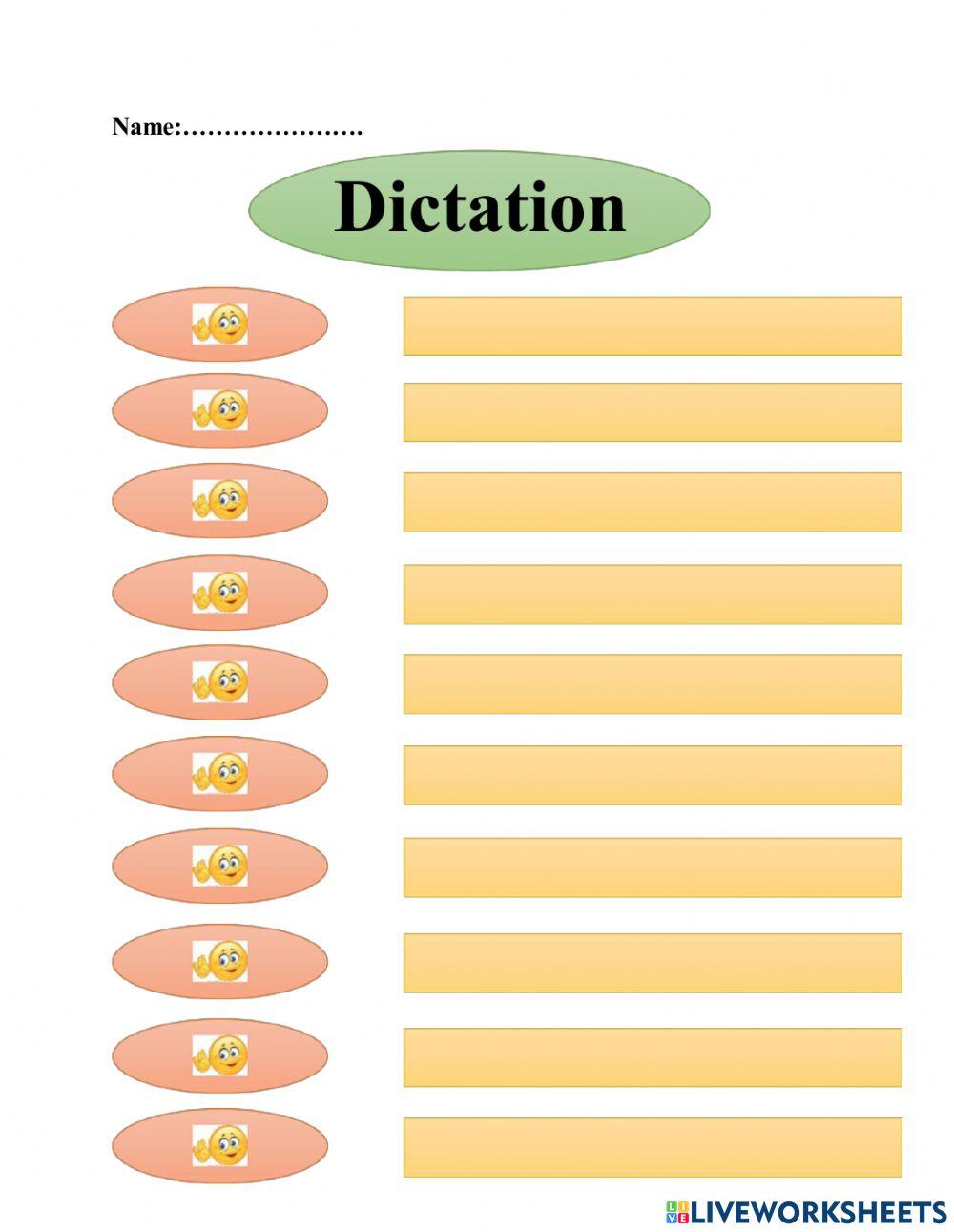 Dictation