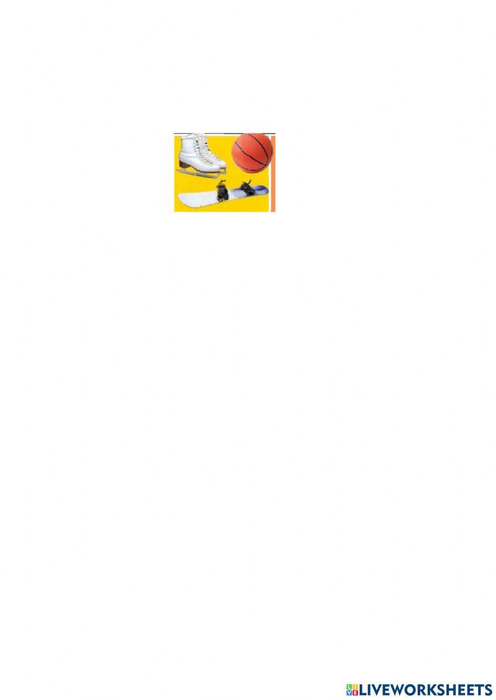 SPORTS  with PLAY, GO and DO