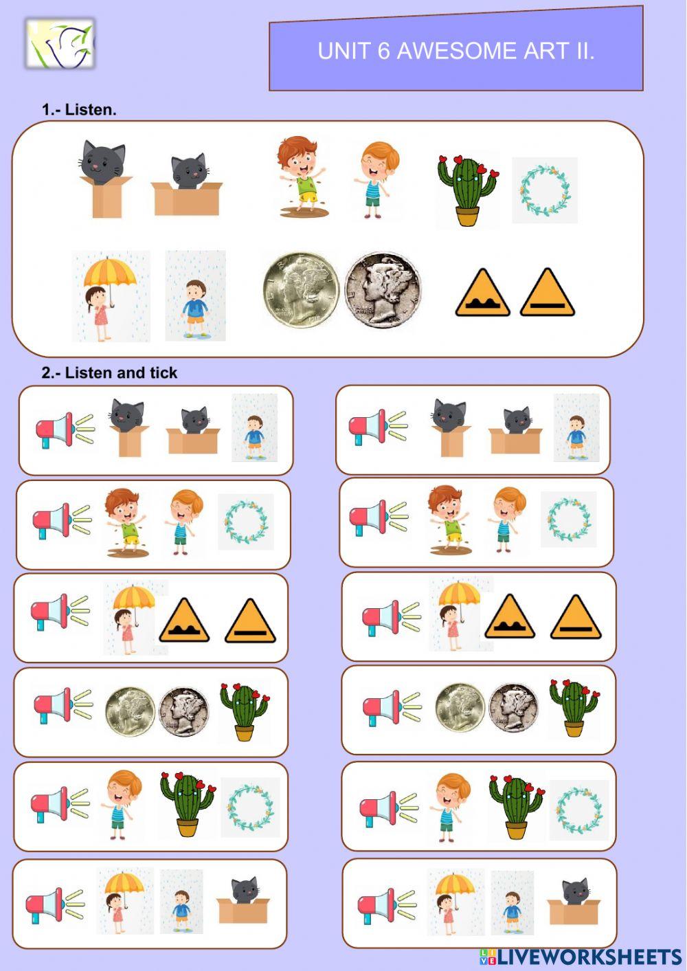 Awesome art Unit6 Vocabulary II