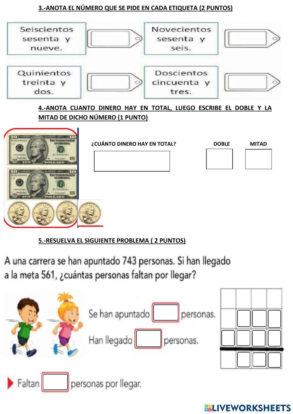 Examen de Matemáticas