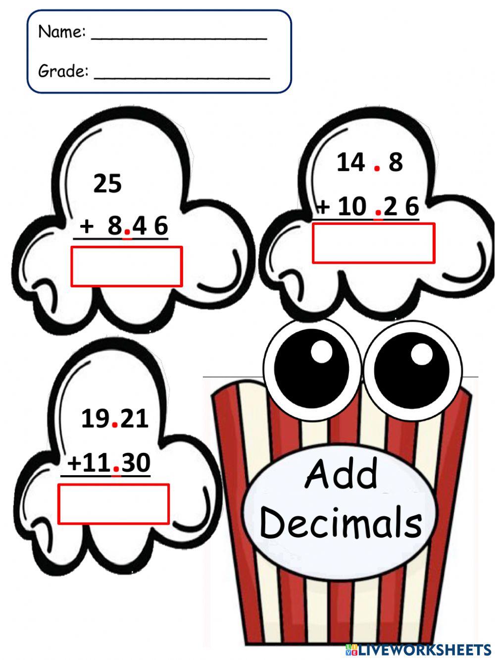 Add decimals