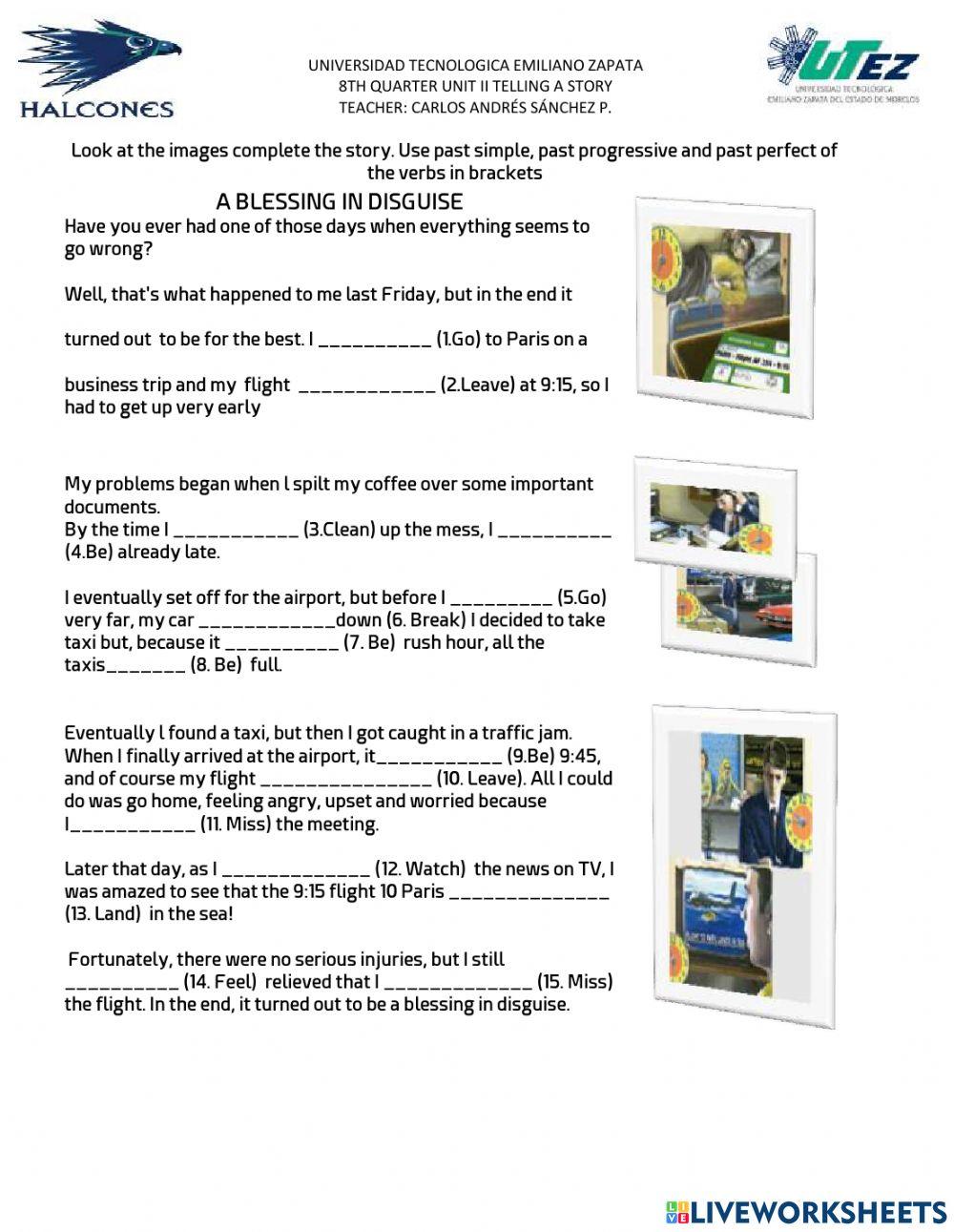 8th telling a story blessing