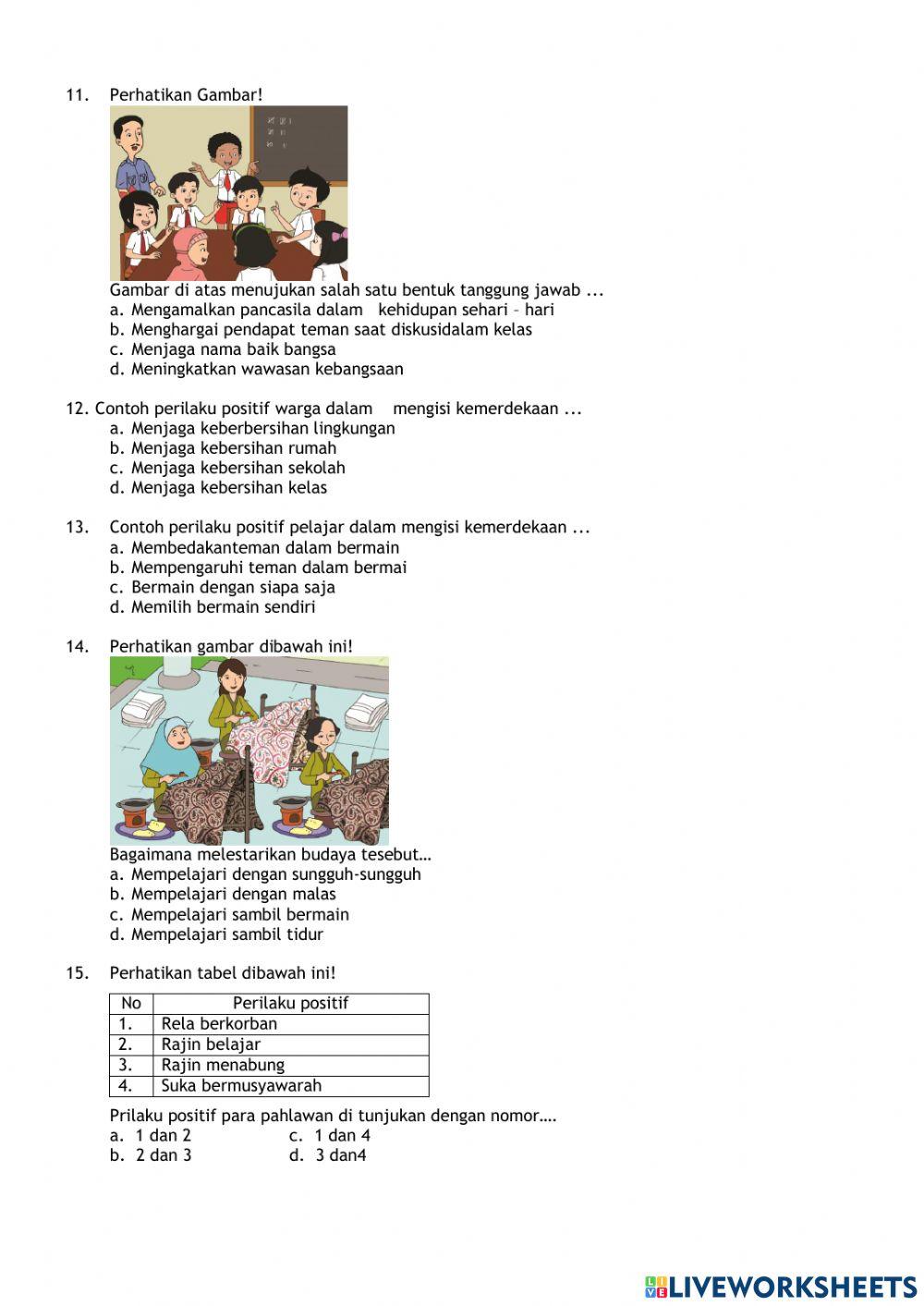 Latihan Soal PTS Genap IPS