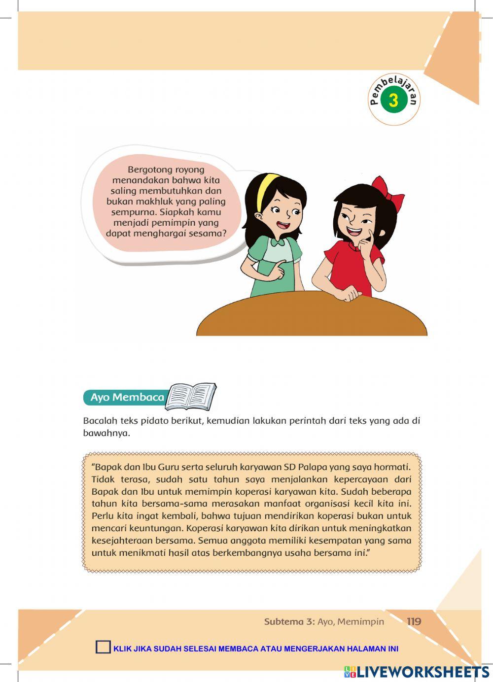 Tema 7 Sub Tema 3 Pembelajaran 3