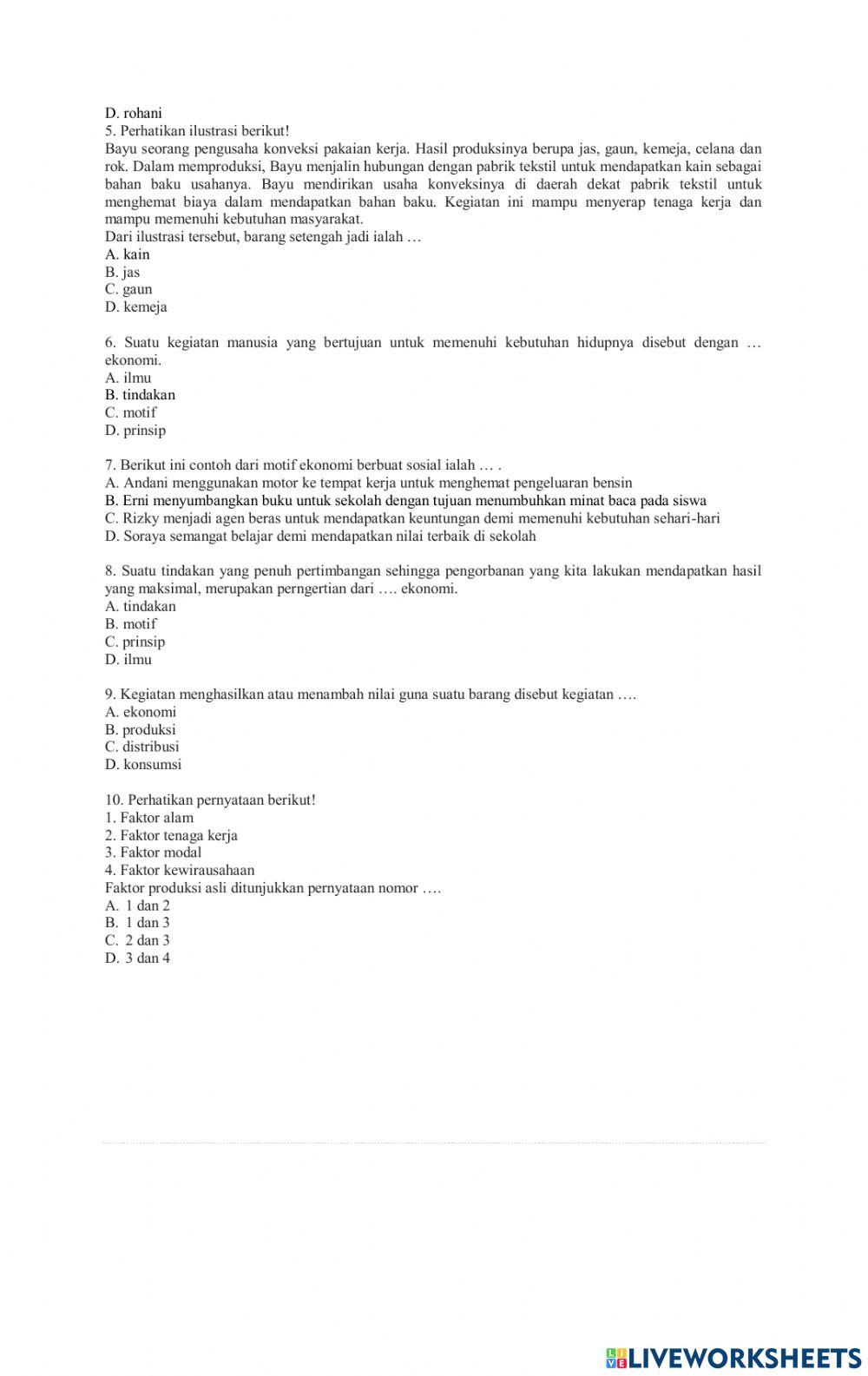 Penilaian Tengah Semester IPS