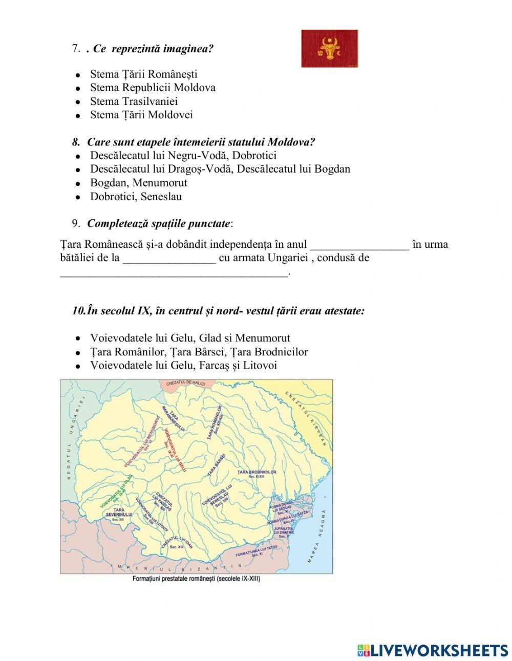 Formarea statelor medievale românești