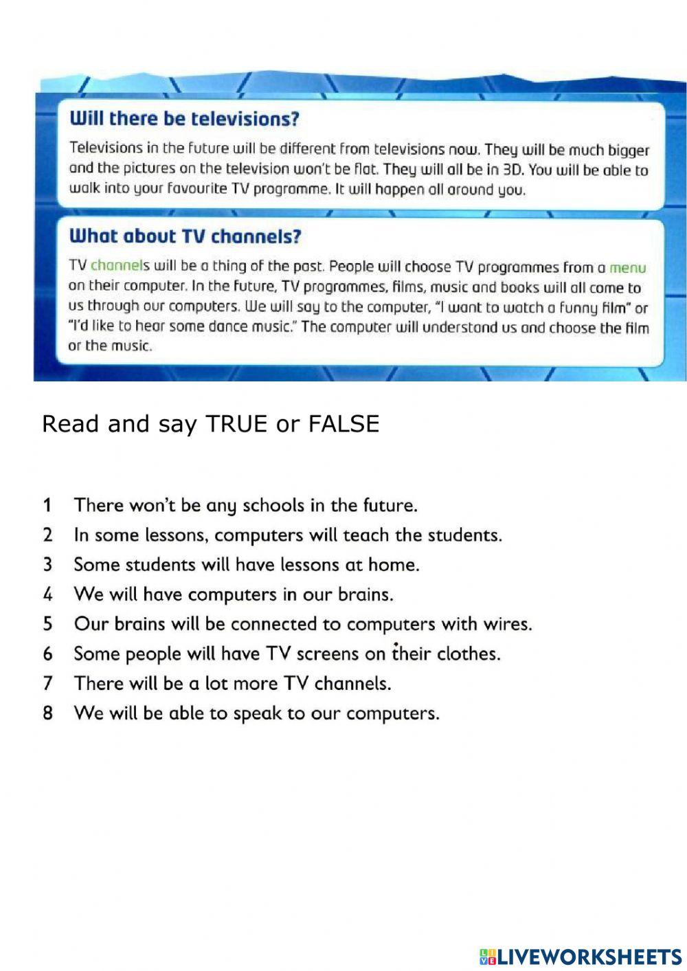 will vs going with future reading