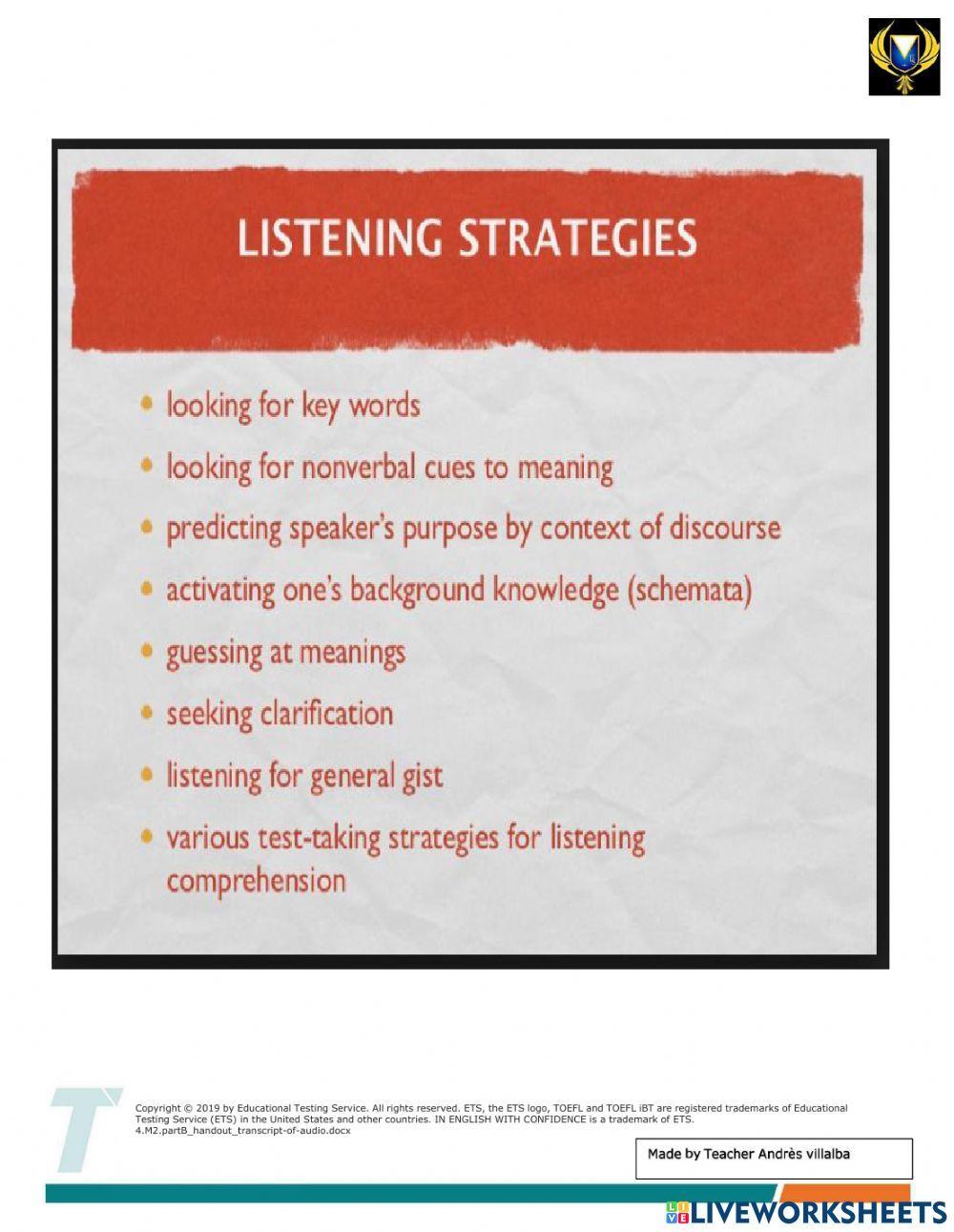 TOEFL iBT® Test Listening Practice Sets