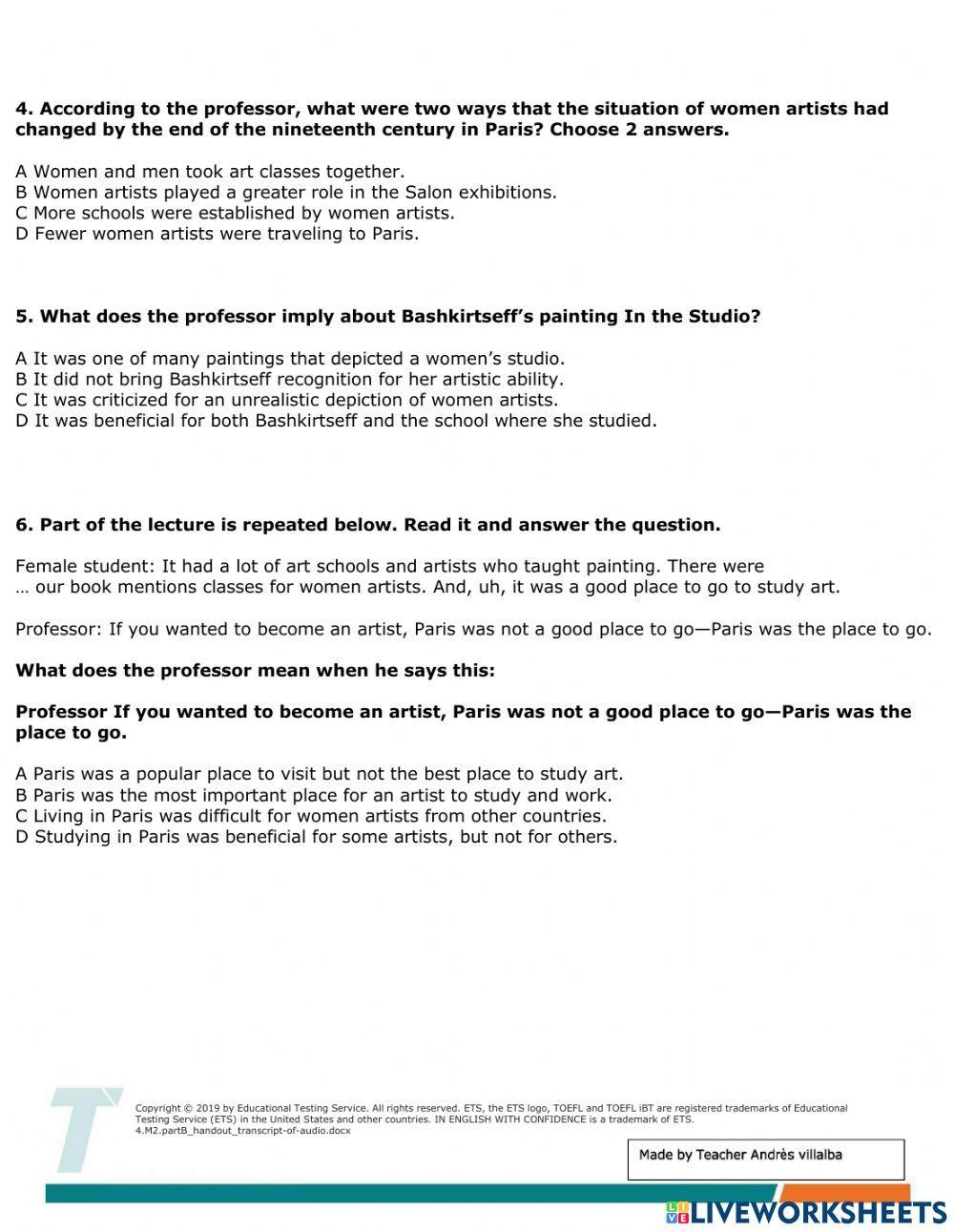 TOEFL iBT® Test Listening Practice Sets