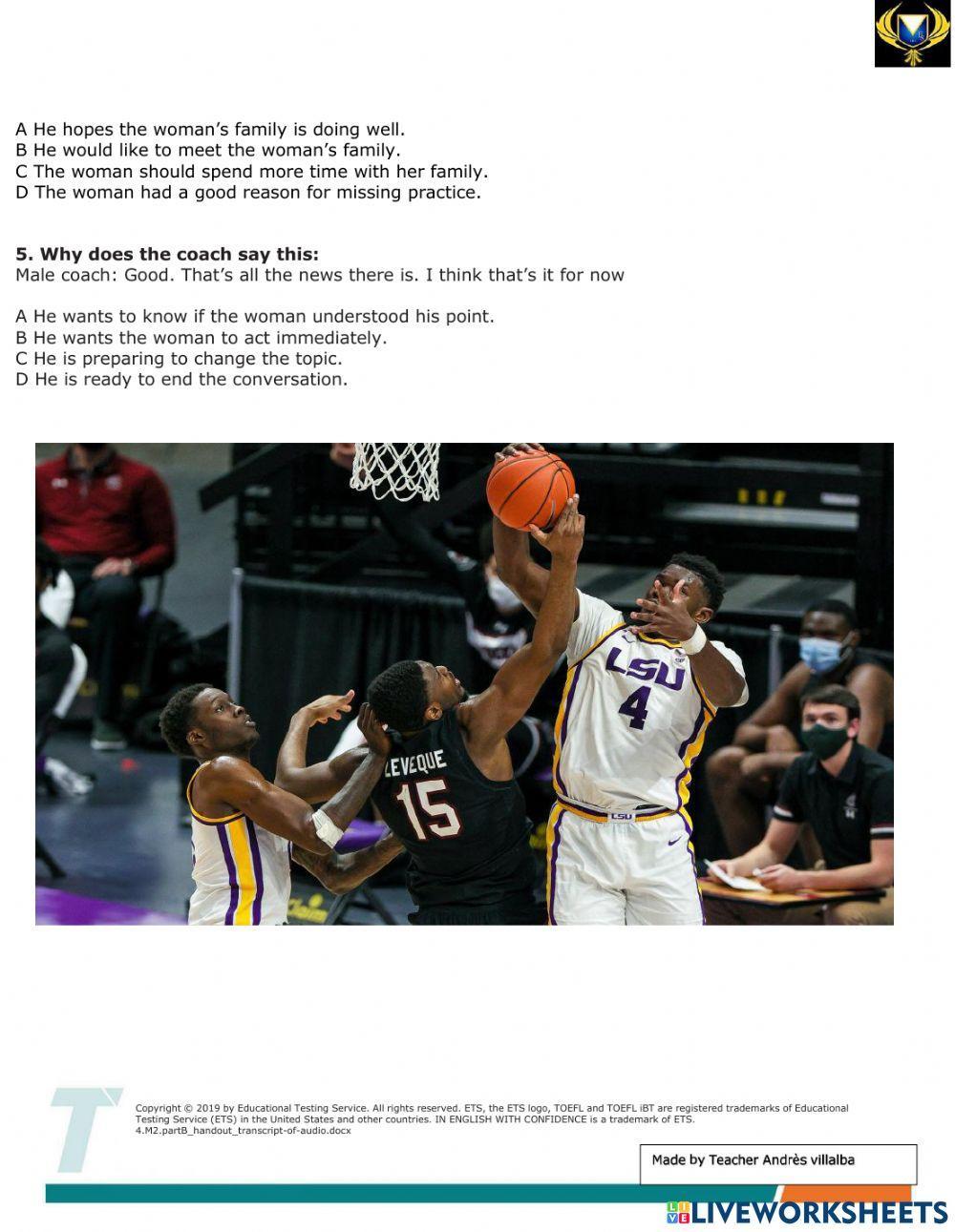 TOEFL iBT® Test Listening Practice Sets