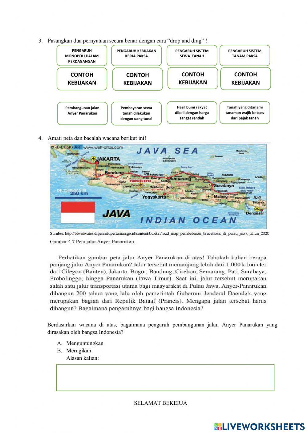LKPD KEDATANGAN BANGSA BARAT KLS 8 SEMESTER GENAP