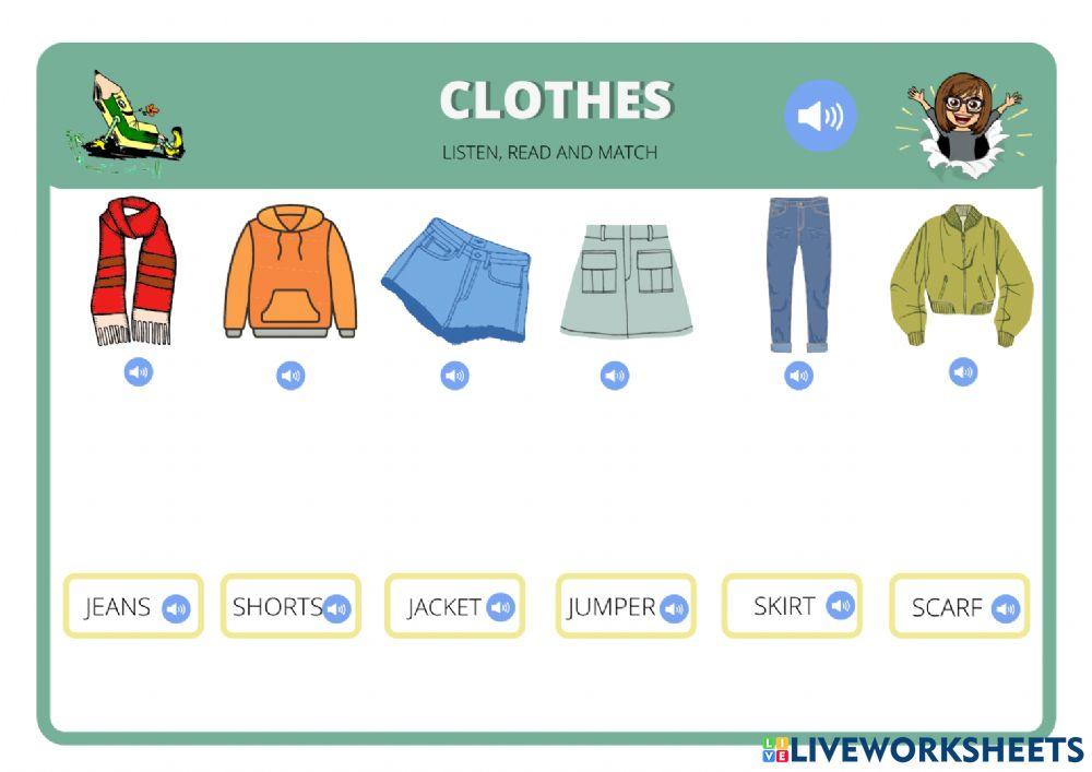Clothes listen and match-2