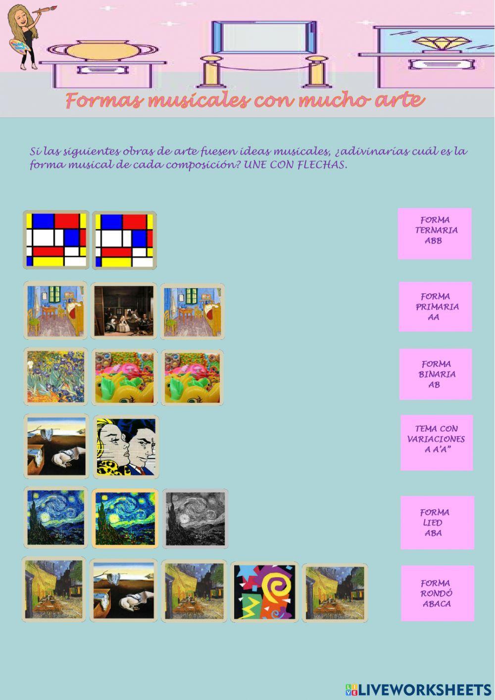 Formas musicales con mucho arte