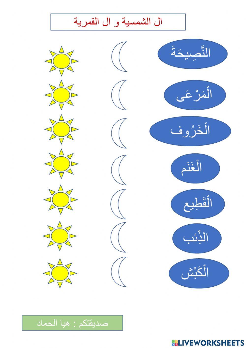 ال الشمسية ال القمرية