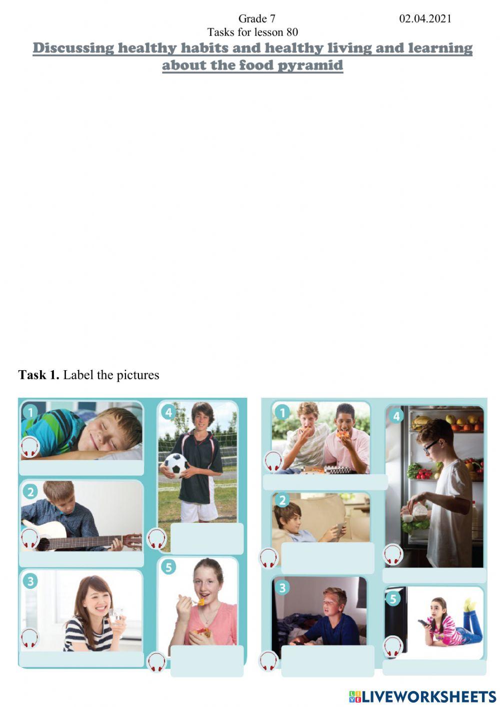 Grade 7. Health. 02.04.2021