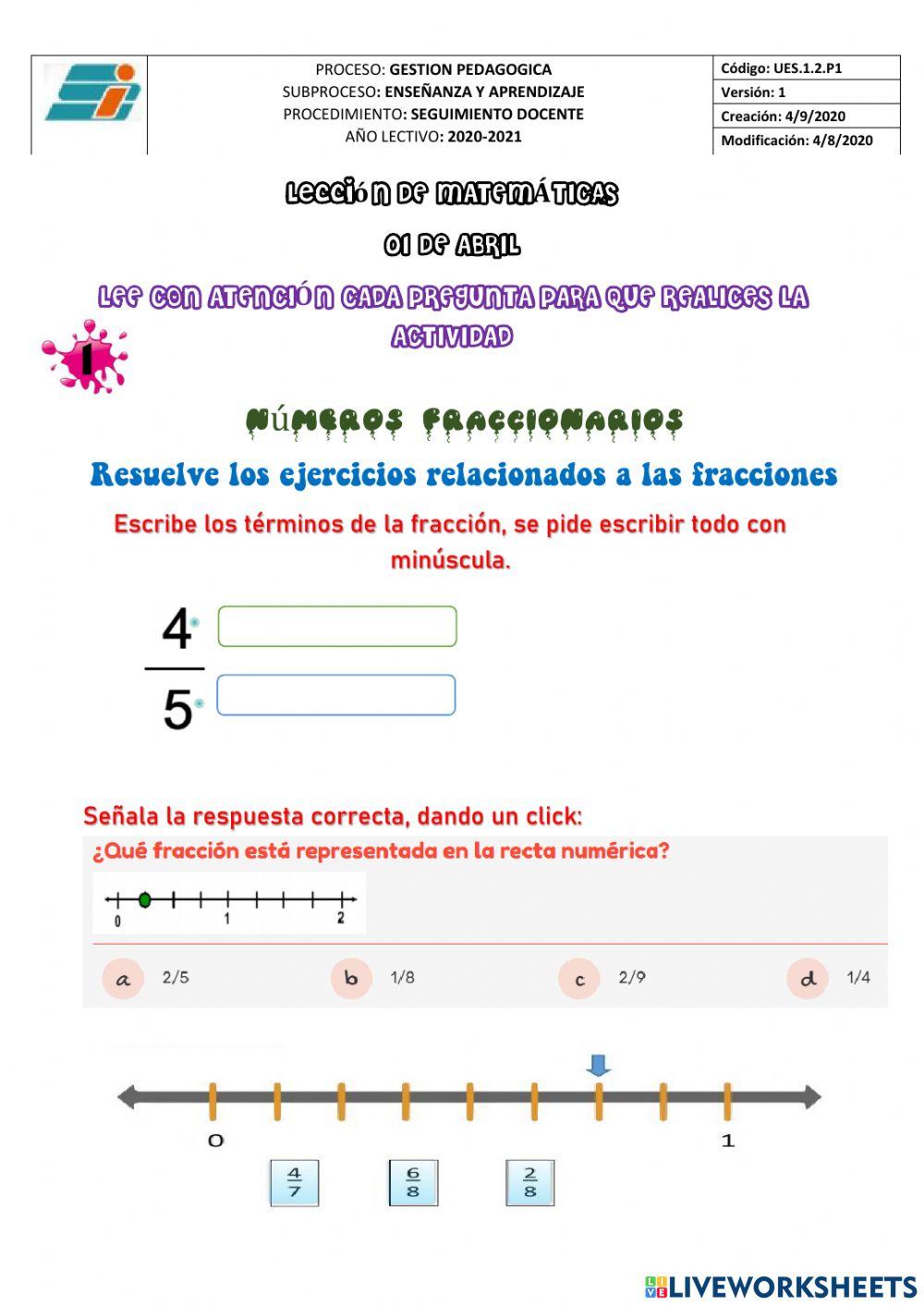 Ejercicios de Aplicación