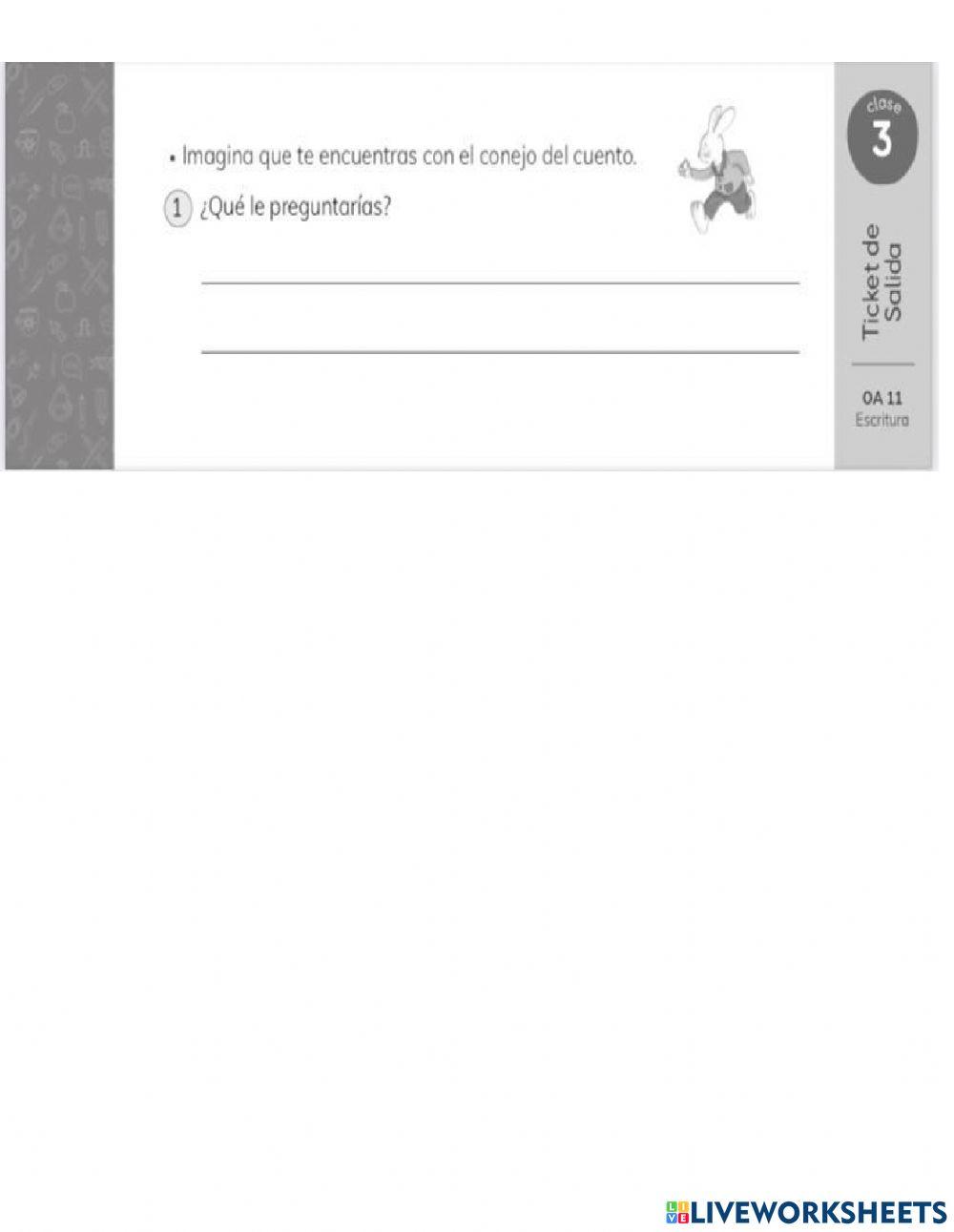 Ticket de salida N° 3