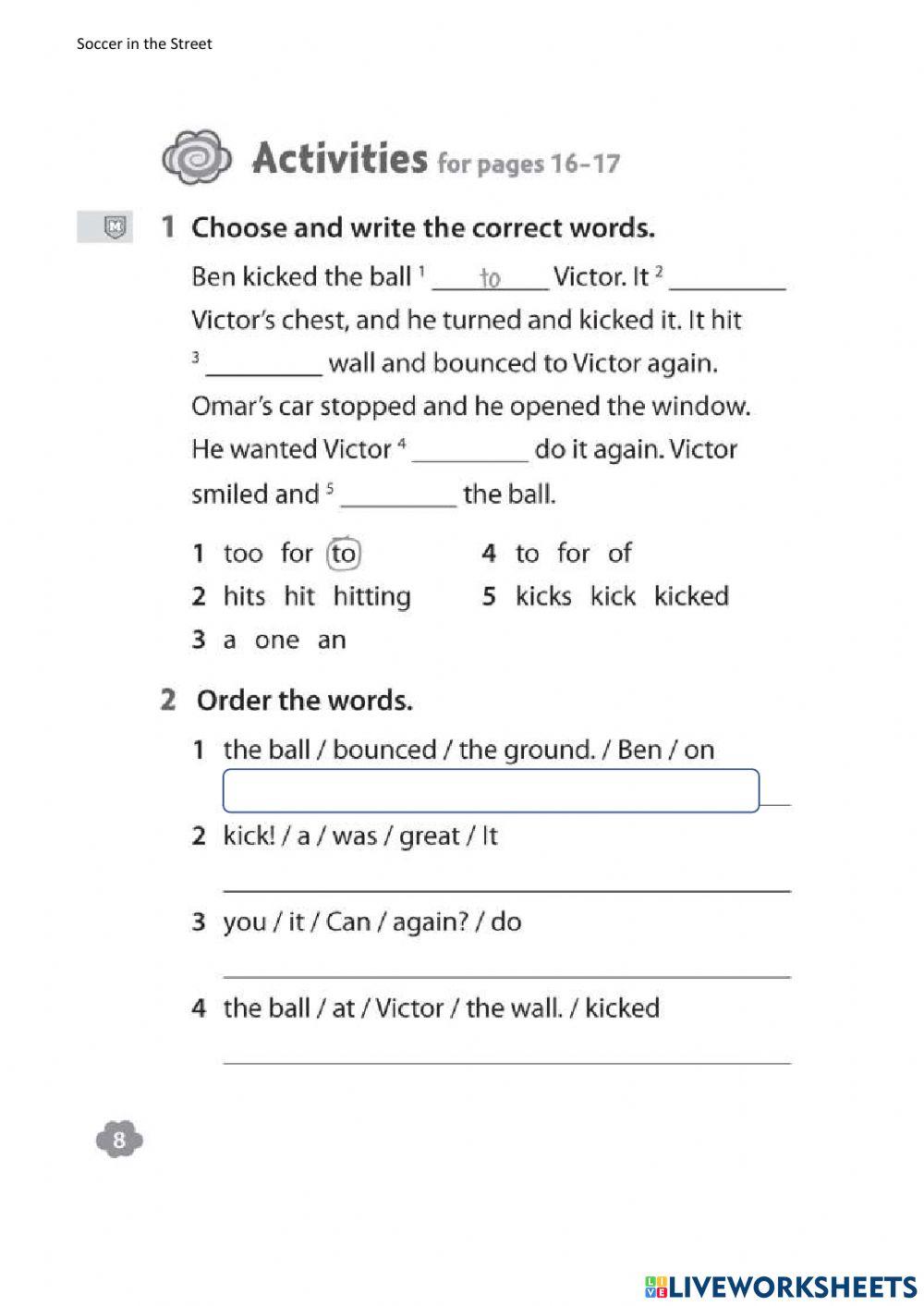 Soccer in the Street p 16-19