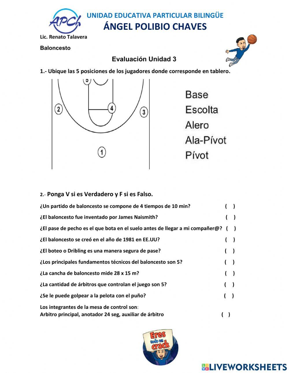 Baloncesto bachillerato