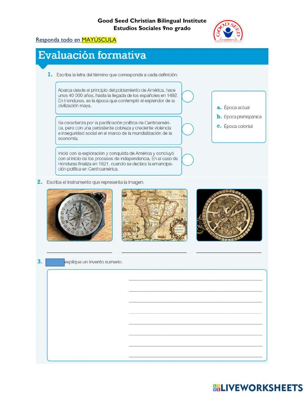 Evaluación formativa p. 144-145