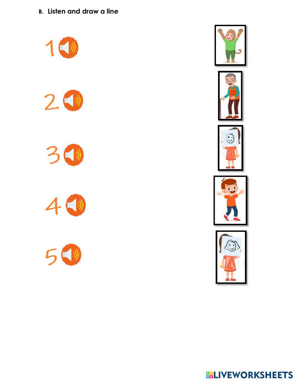 Listening quiz 1st grade