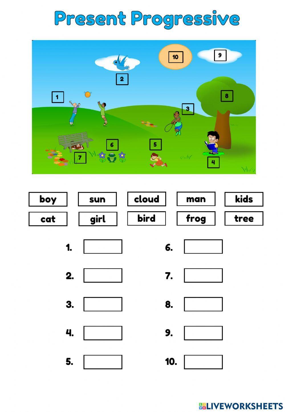 Listening and Present Progressive