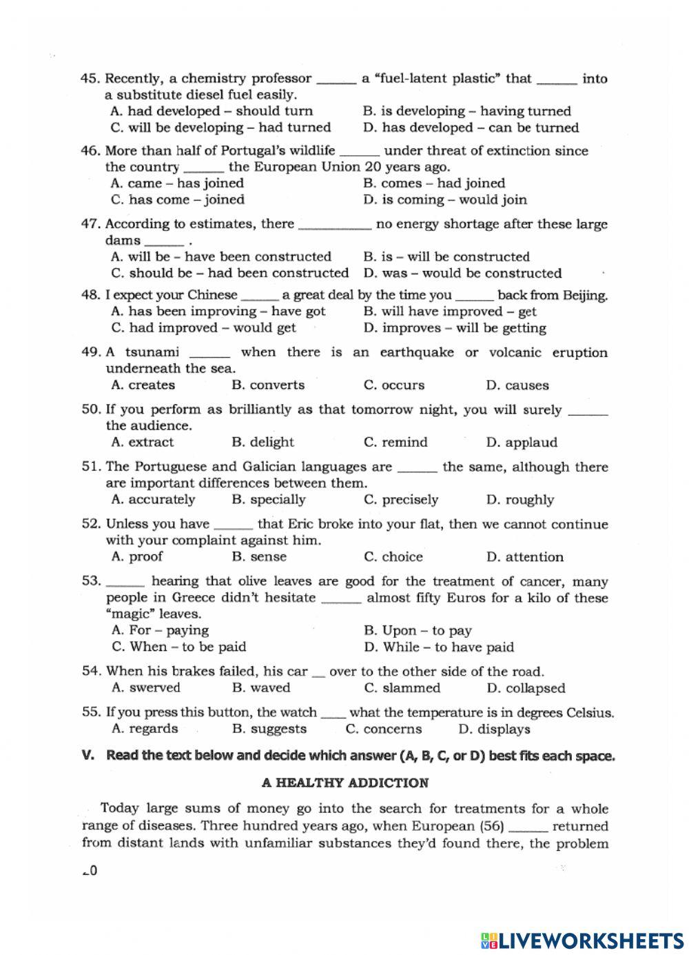 Exercise 14.3 Grade 8